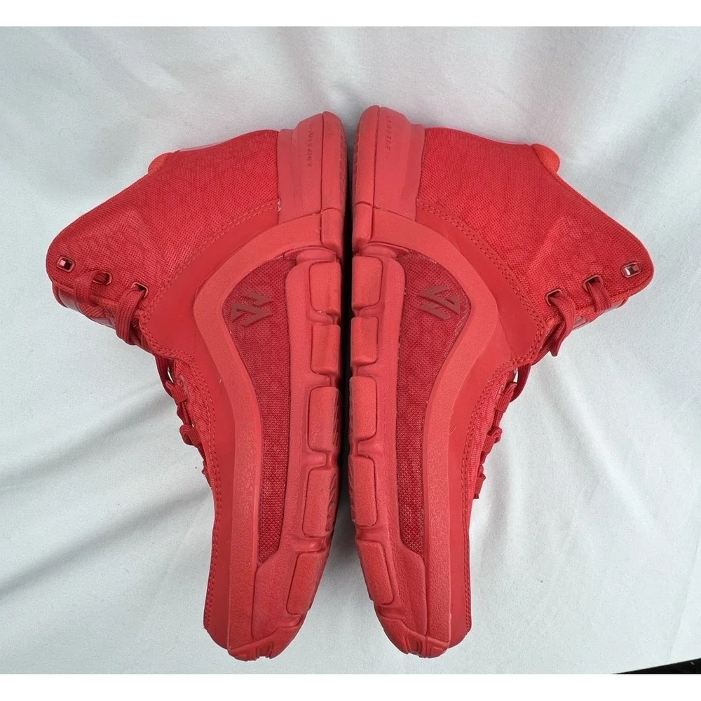 ADIDAS John Wall Basketball Shoes Mens 7.5 Red Monochrome S84983 High Top